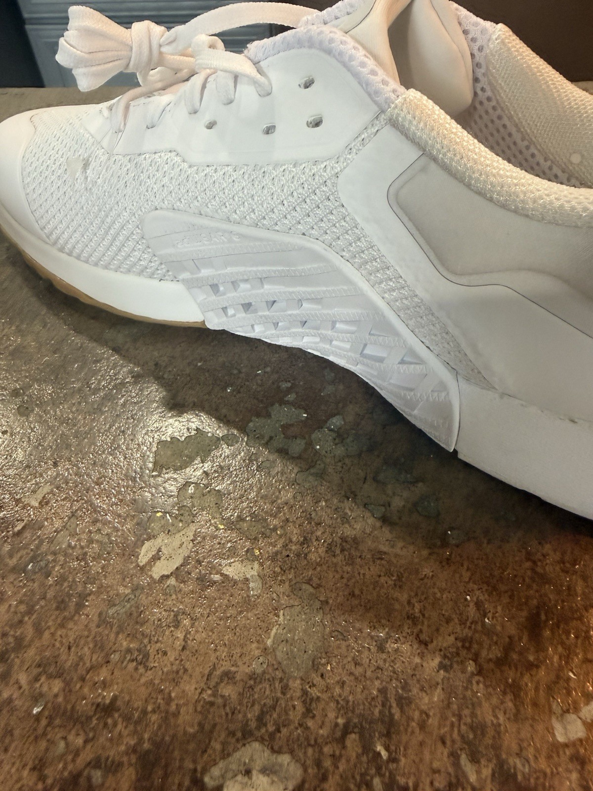 Adidas Men’s Dropset 3 Cloud White Gum Training Sneaker Shoes Size 14