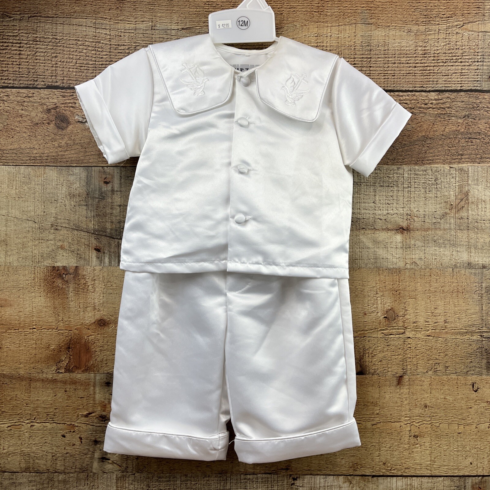 Authentic Original Tip Top Christening Outfit Size 12 Months USA
