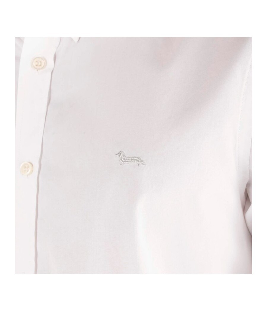 HARMONT & BLAINE – SOLID COLOUR COTTON SHIRT