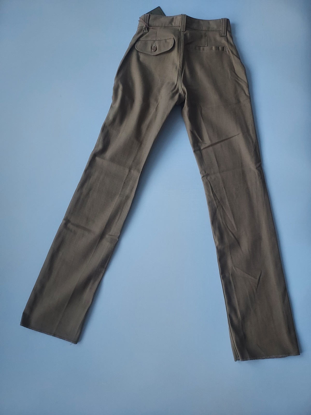 Filson Fenimore Cotton Twill Pants Sz 28 Unhemmed Warm Khaki 1101726 MADE IN USA