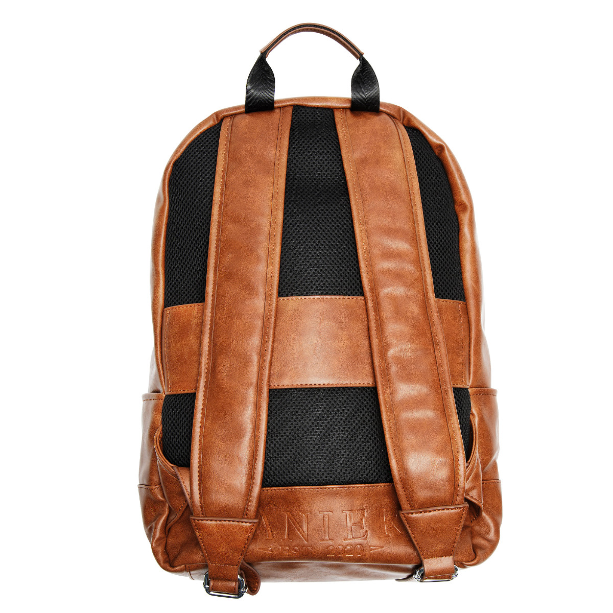 Ranieri Vegan Leather Backpack – 13-inch Laptop Bag – Unisex – Brown