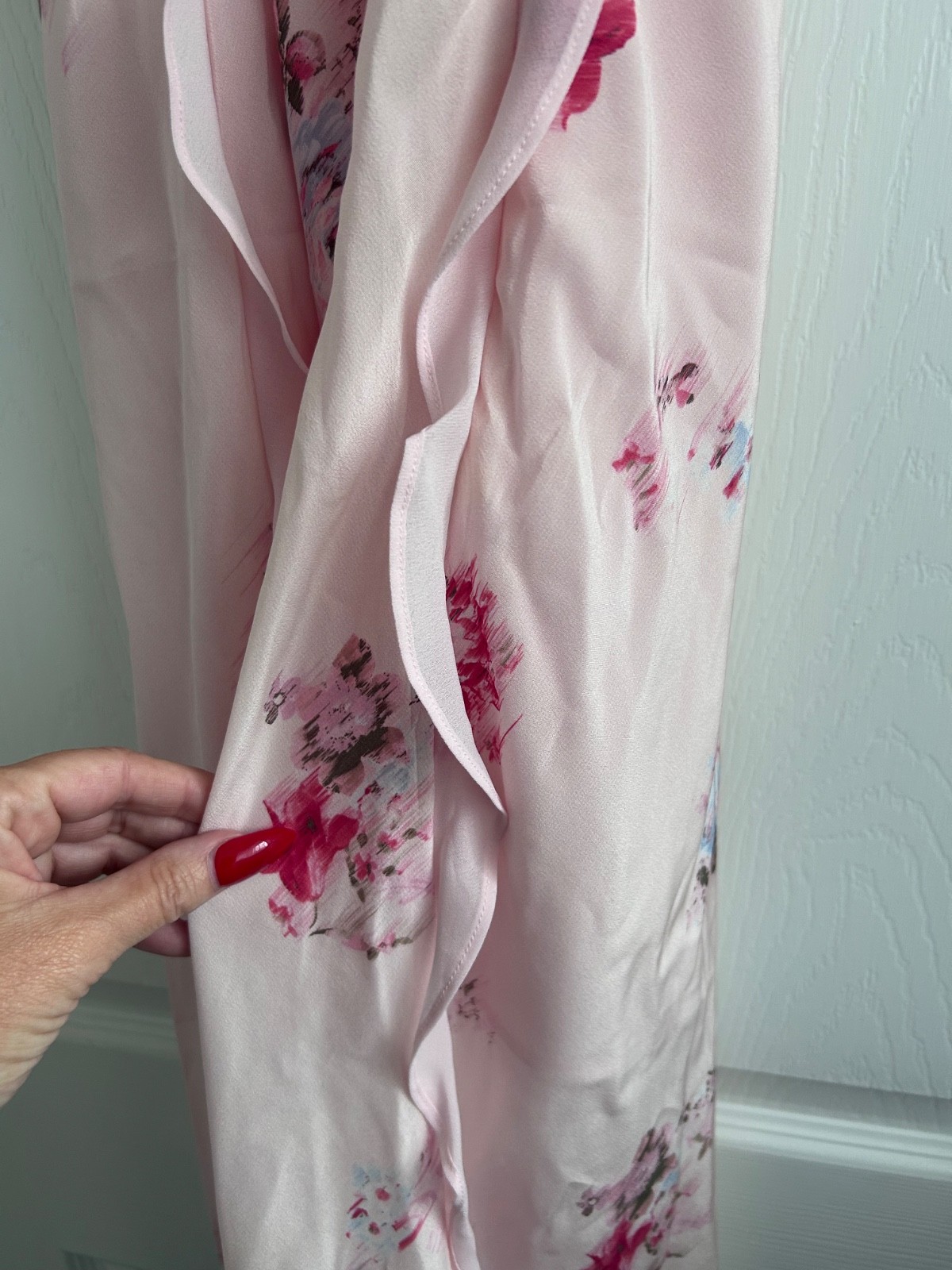 Pinko Floral Silk Summer Dress Wedding, Races or Holiday