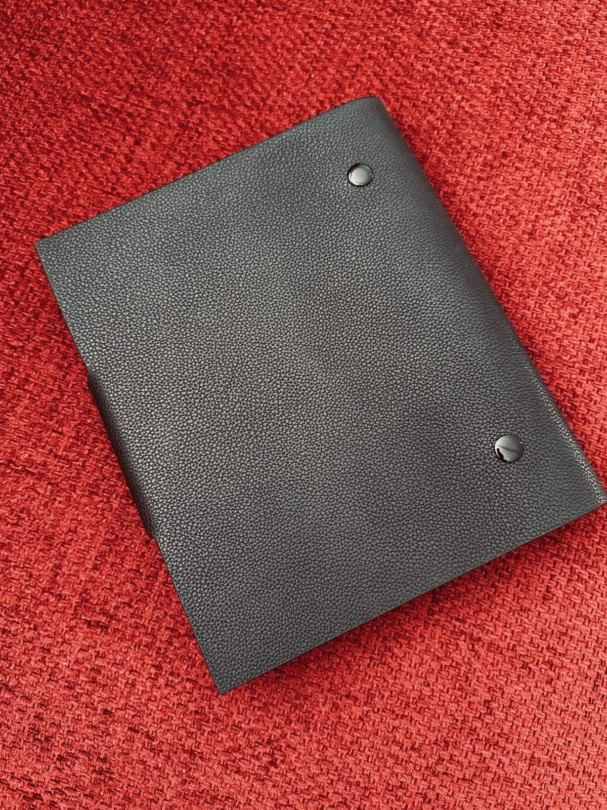 IWC Leather Notebook Journals Black, B5 Size 22.5*19 cm, 70 pages, Refillable