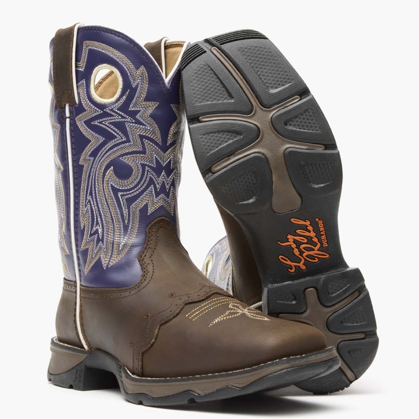 Lady Rebel Western Boot by DurangoÂ® Women’s Twilight n’ Lace Saddle