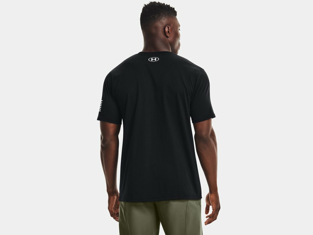 Under Armour Men’s UA Freedom Logo T-Shirt 1370811-001 Black