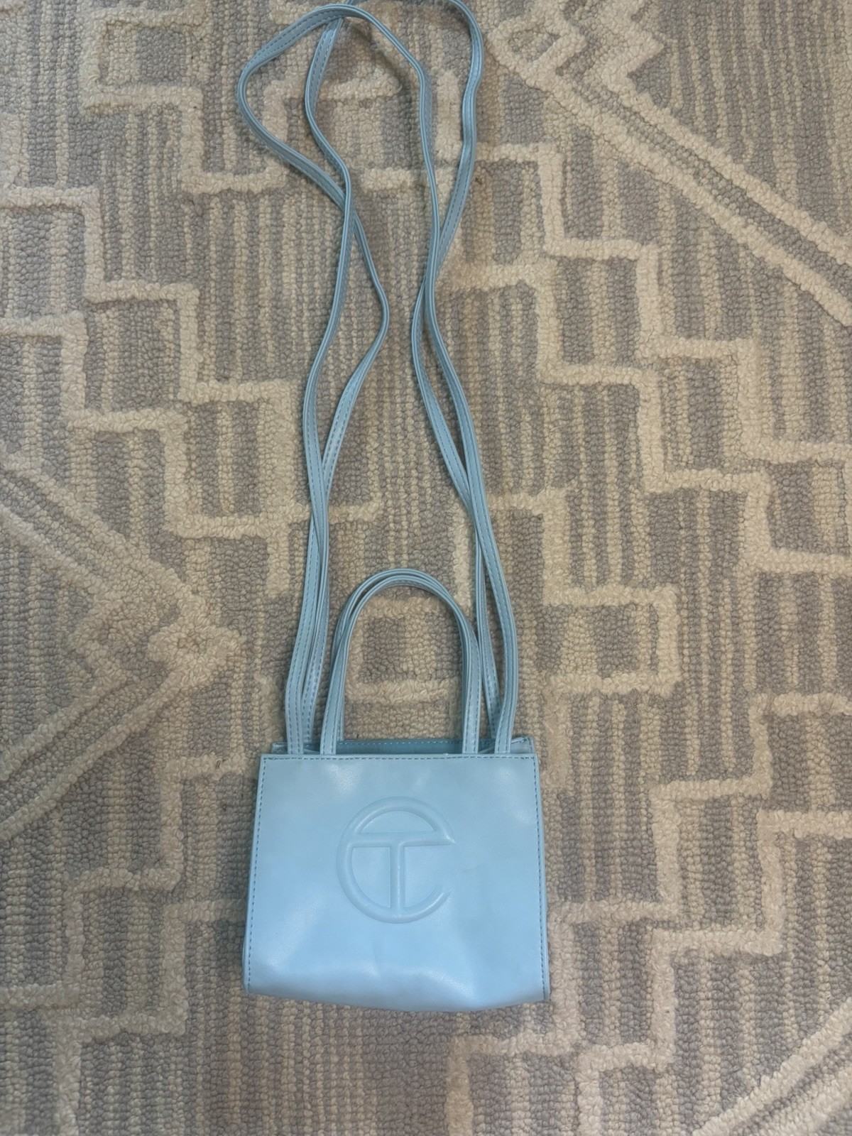 Telfar Small Cerulean Blue Small Shopping Bag