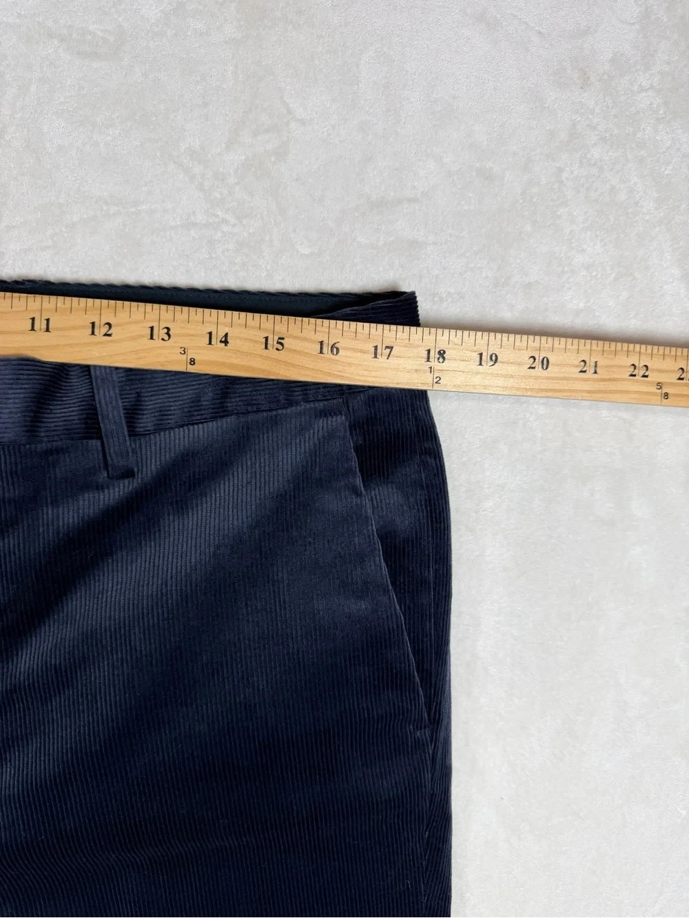 Bonobos 34W 34L Olimpias Fabrics Italy Woven Men’s Dark Navy Corduroy Trousers