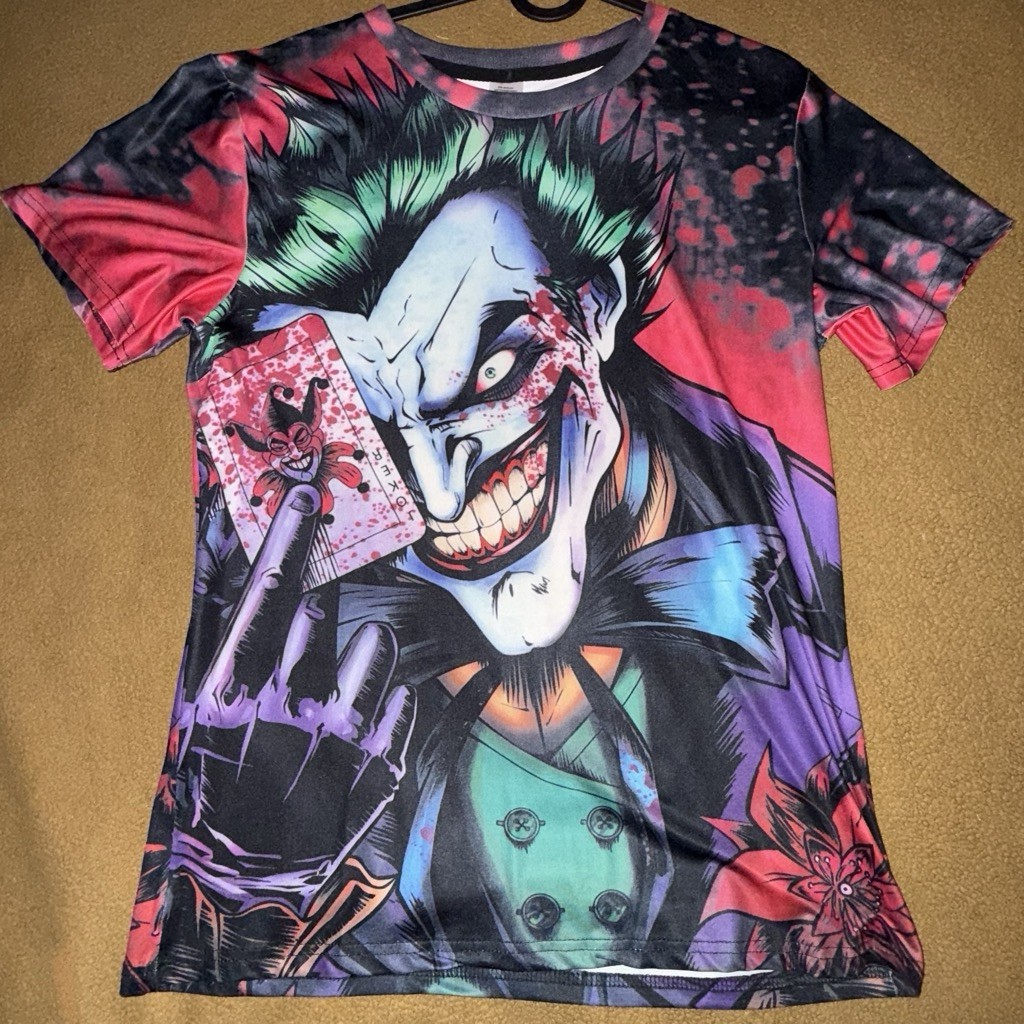 Joker screen Print Shirt Large