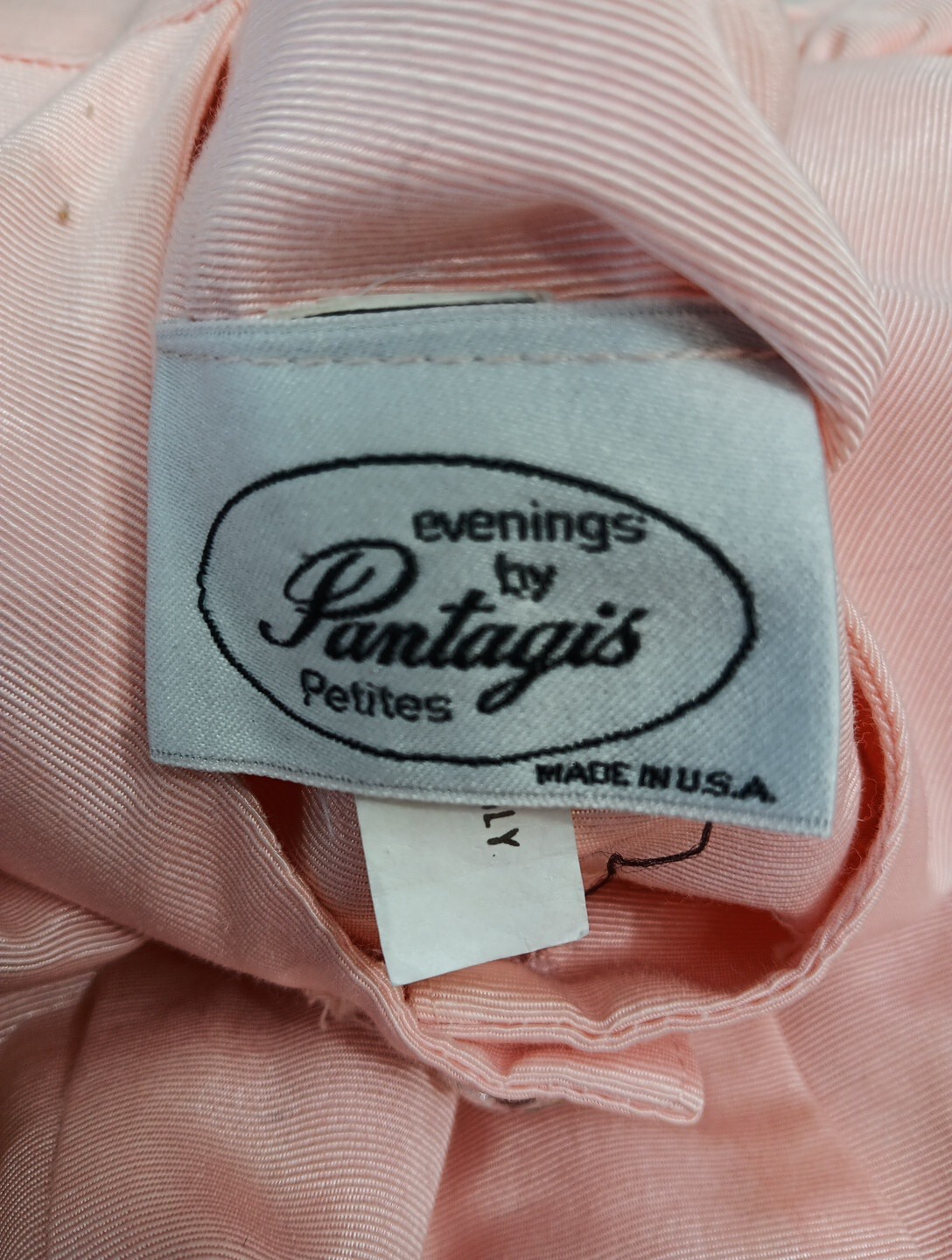 Vintage 80s Skirt Set Pretty In Pink Peplum Belt Bow Puff Sleeve Pantagis Sz 12P