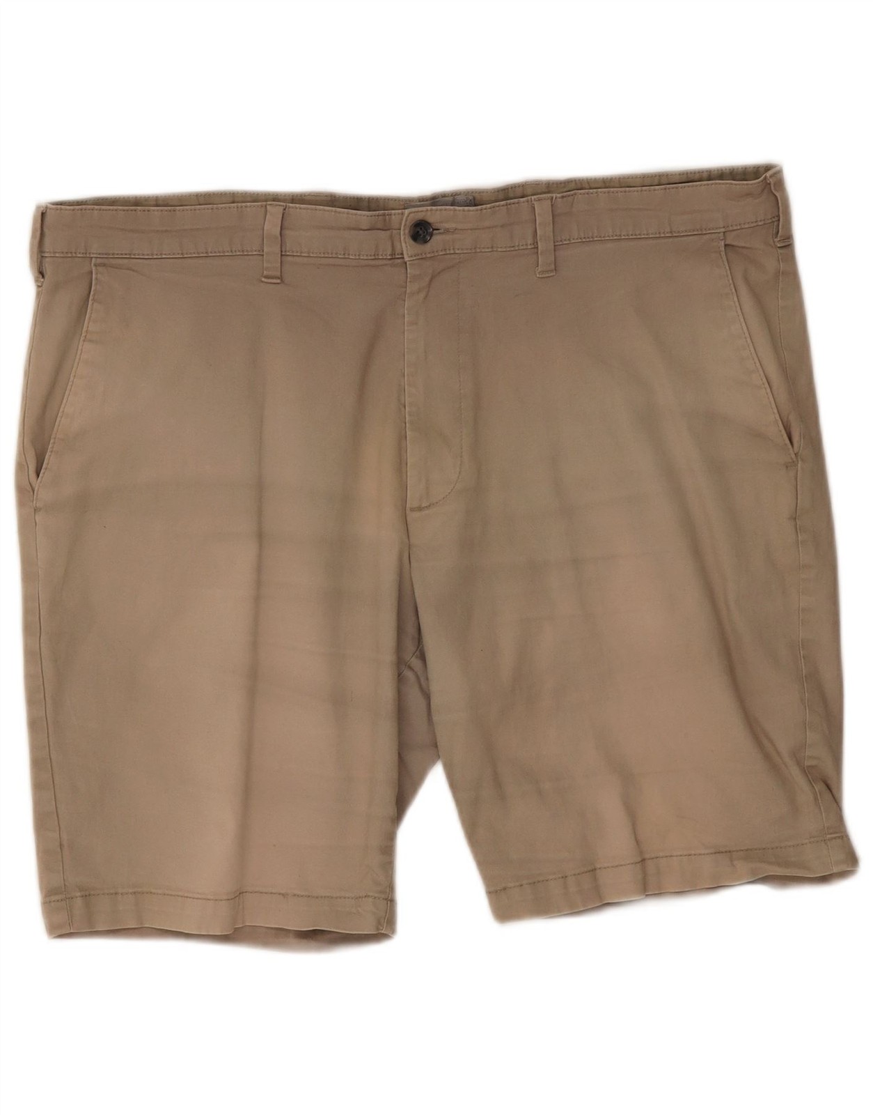 Marks & Spencer Mens Regular Chino Shorts W34 Large Beige ED48