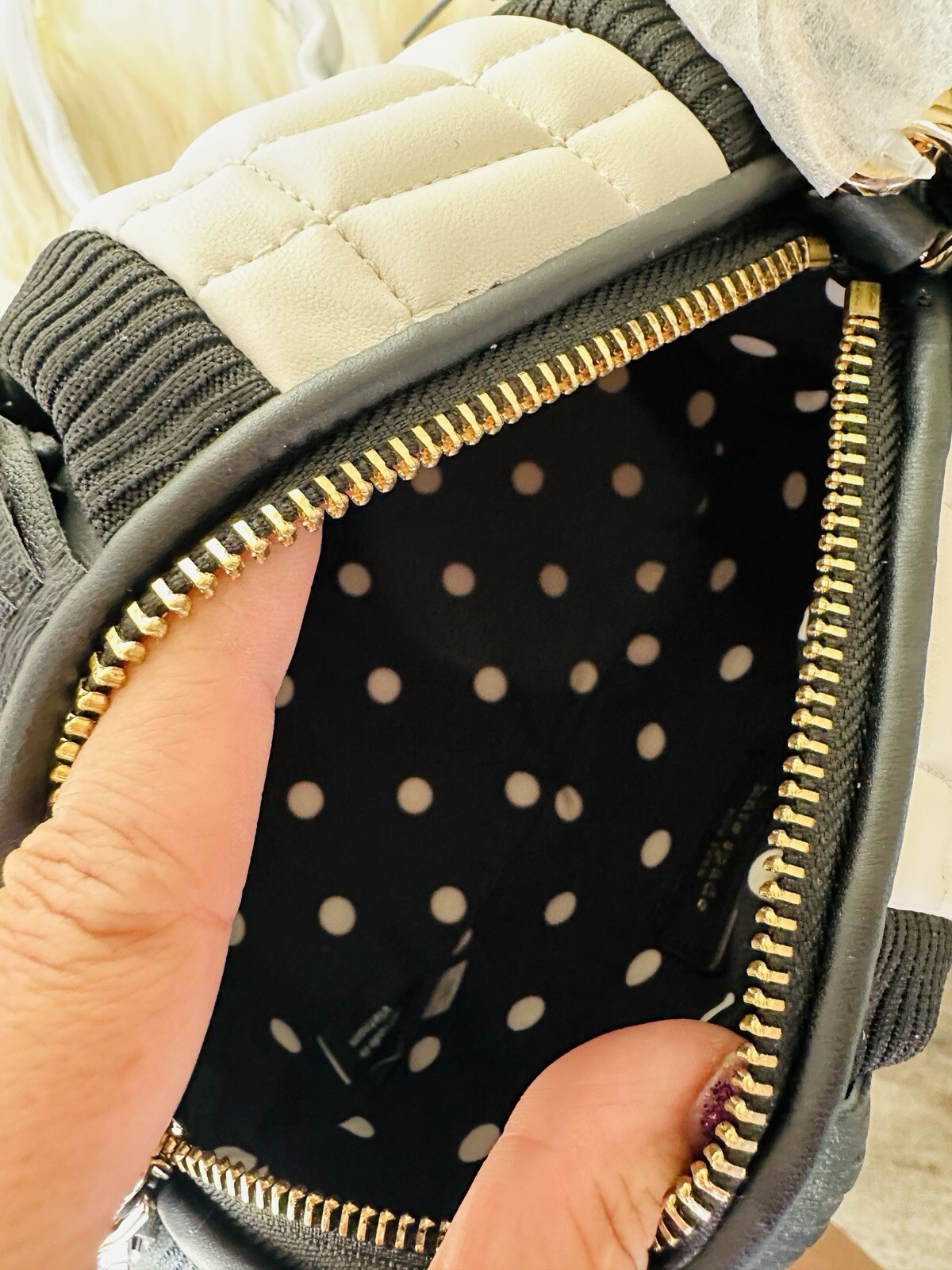 NWT AUTH $598 Kate Spade New York Shaggy Fringed 3d Dog Crossbody Bag In Multi