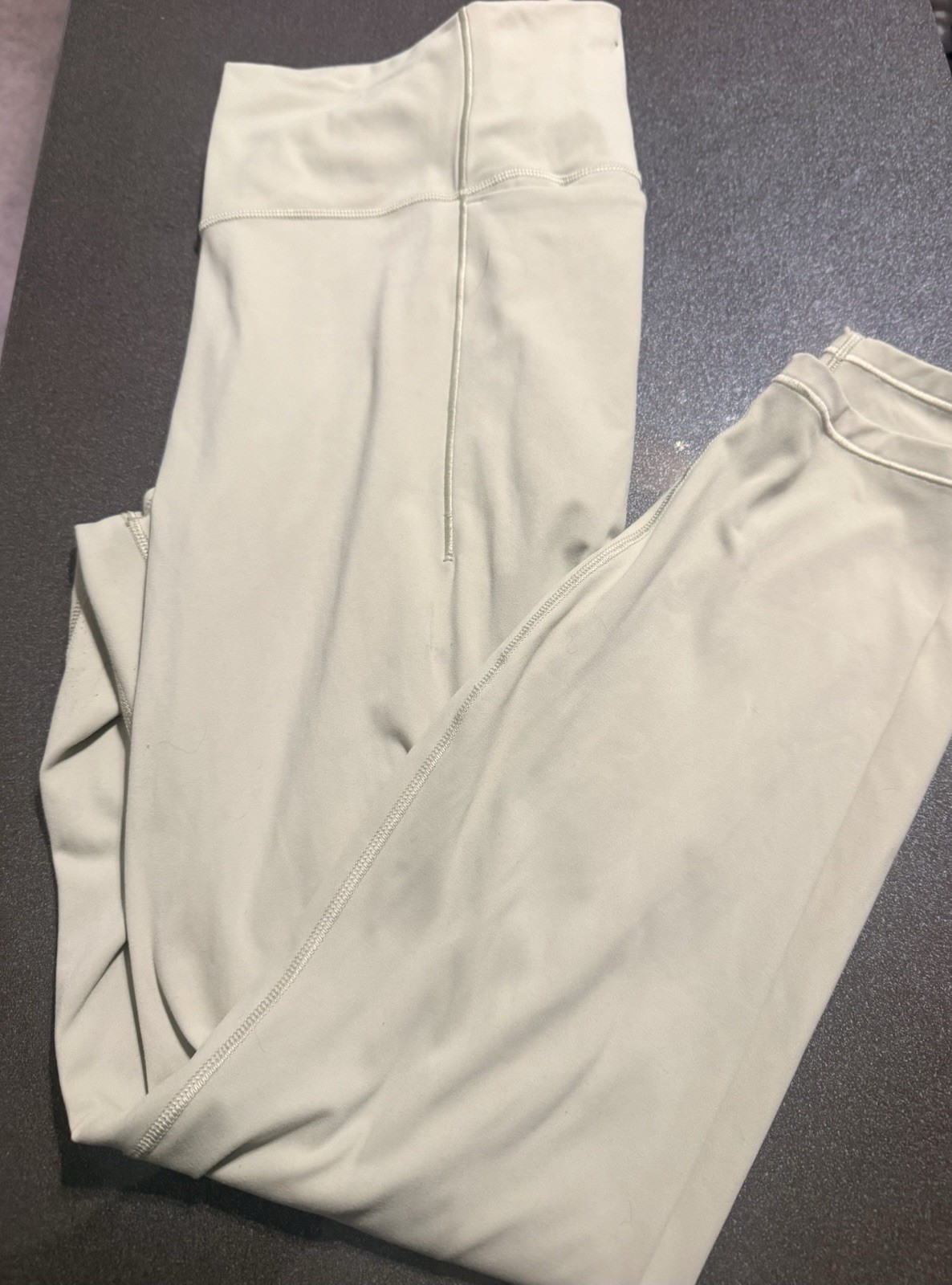CALIA Women’s light green Solid Ankle Leggings Regular Size XL