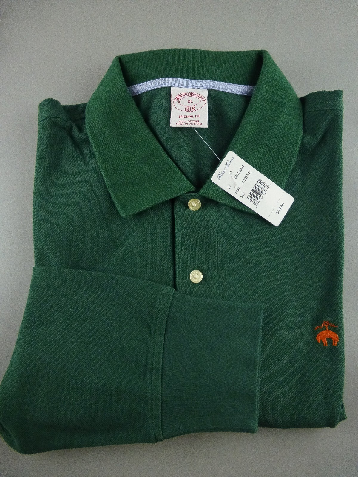 BROOKS BROTHERS LONG SLEEVE POLO SHIRT Men’s – ORIGINAL Fit New $98