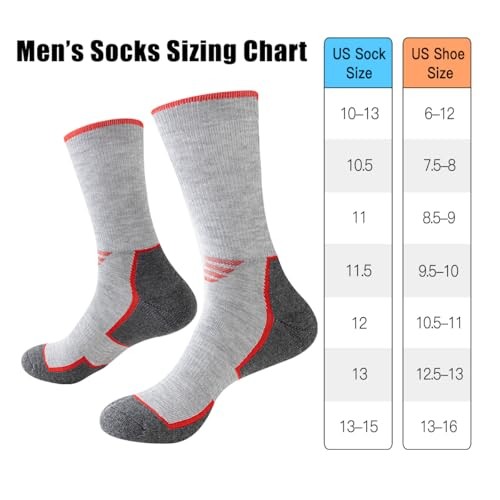 JOYNÉE 5/10 Pairs Mens Lightweight Athletic Crew Large Multicolor 1(5 Pairs)