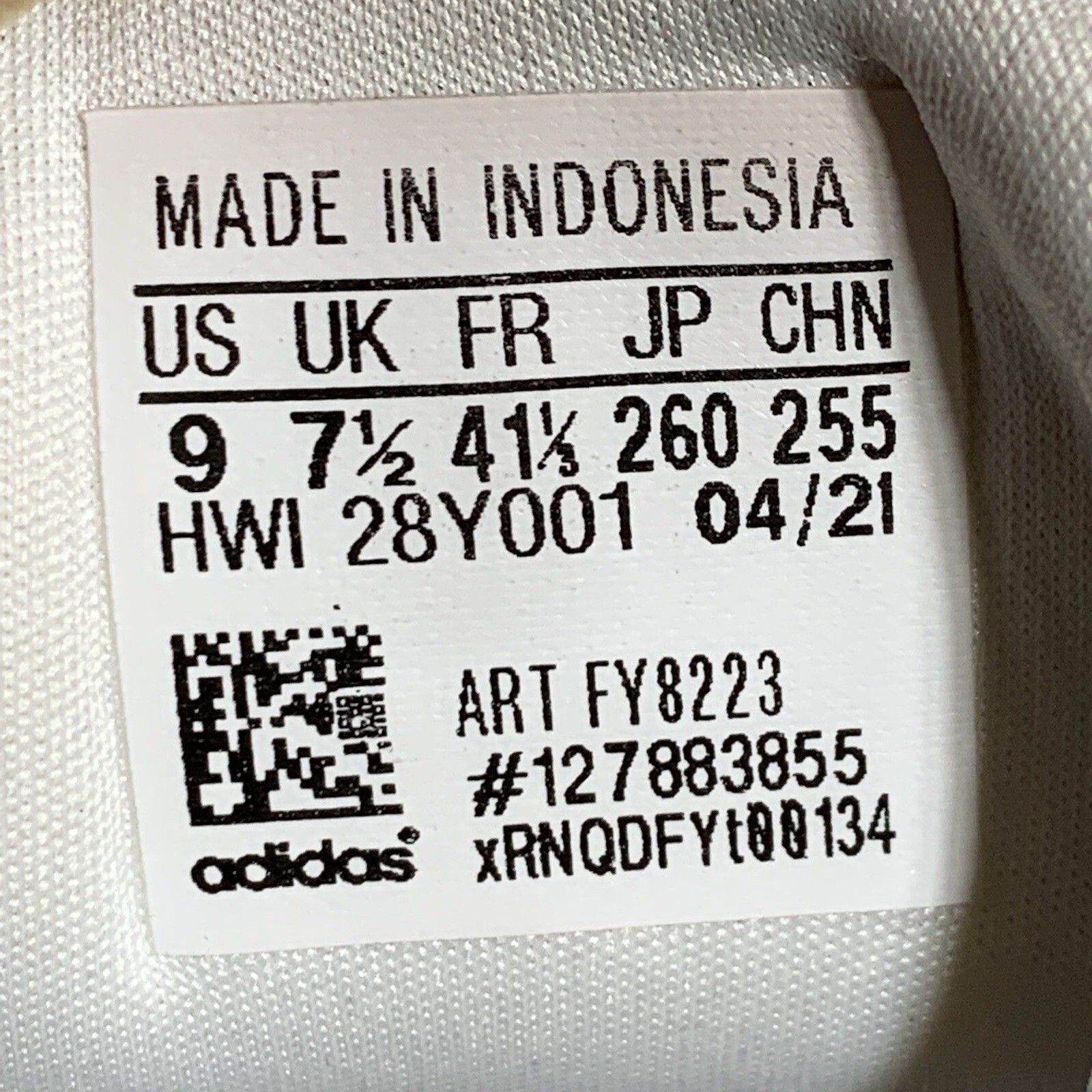 Women’s Adidas Pure Motion FY8223 Sneaker Grey White Knit Shoes Size 9