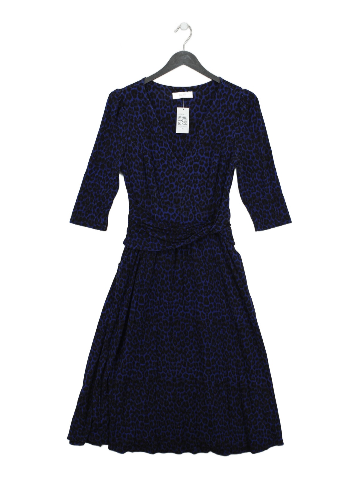 Jolie Moi A-Line Midi Dress UK10 in Blue