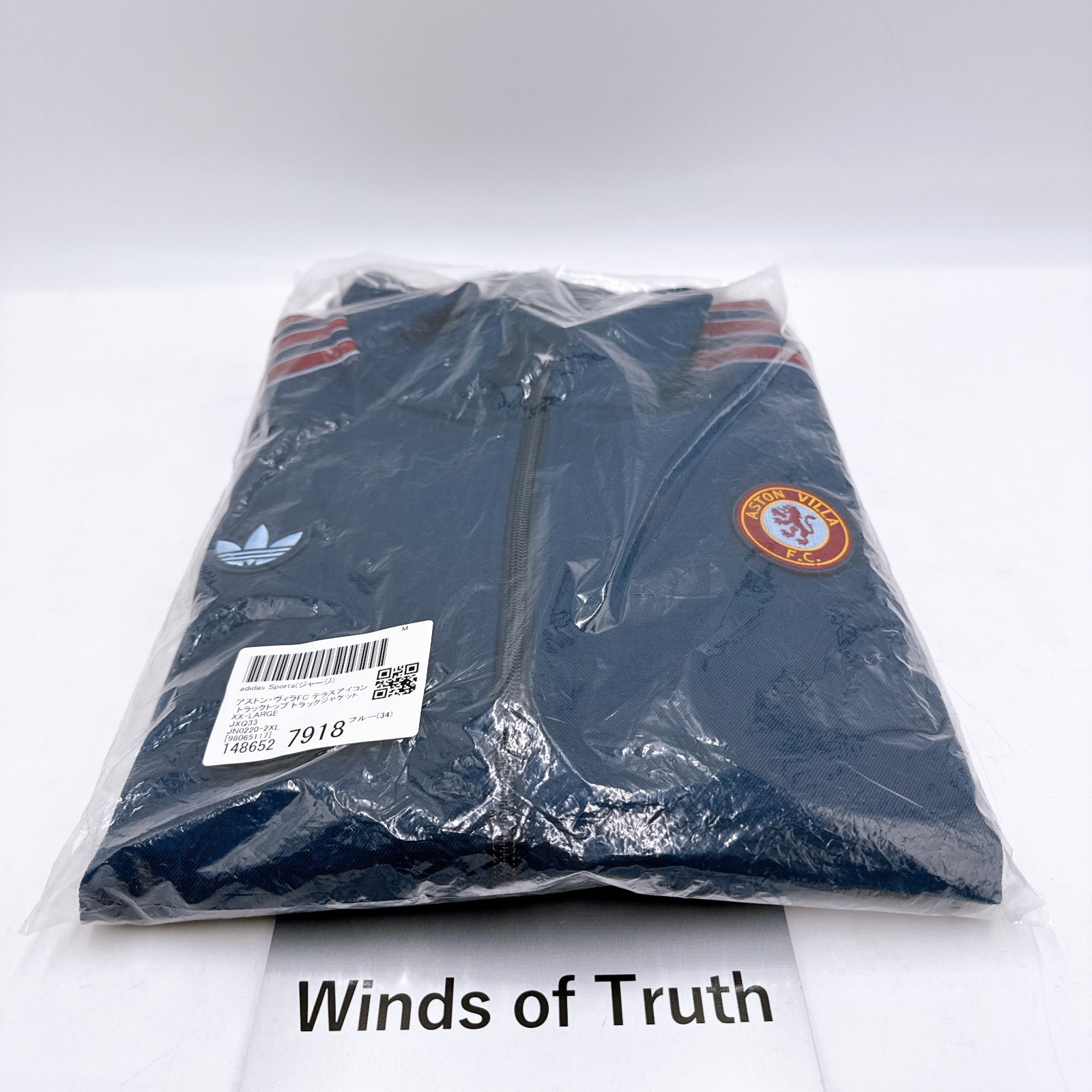 Adidas Originals Aston Villa FC Terrace Icons Track Top JN0220 Size XS-5XL