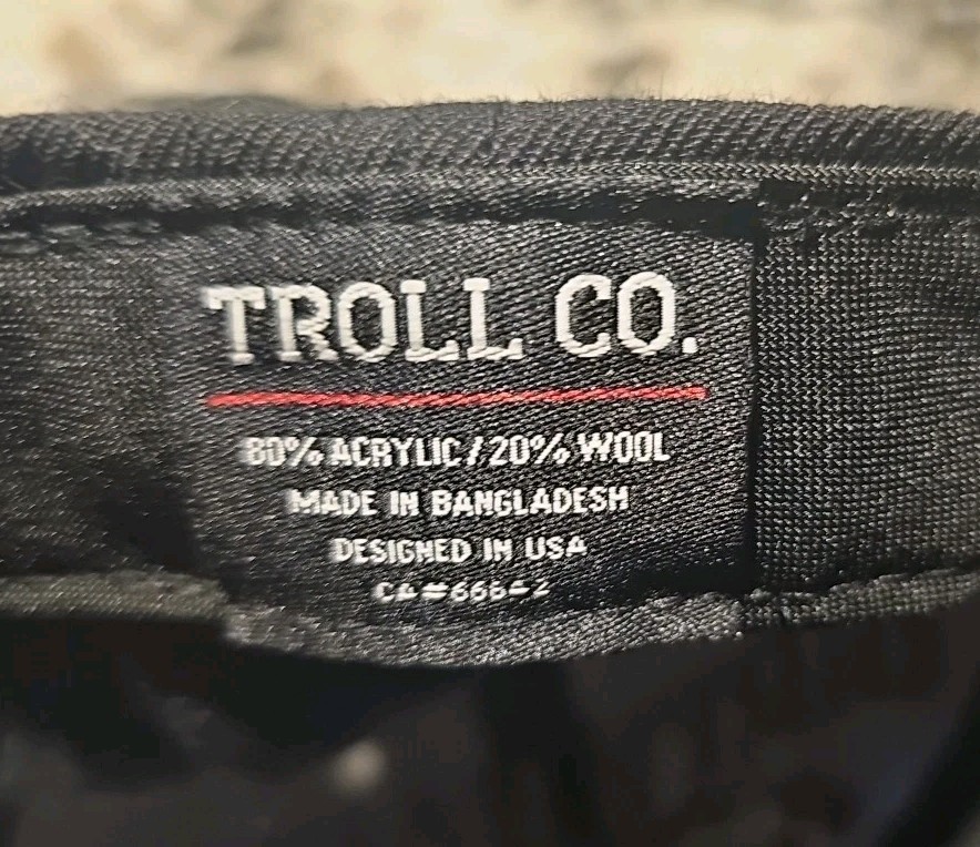 Dirty Hands Clean Money Catina Full Snapback Hat Cap Adjustable Troll Black