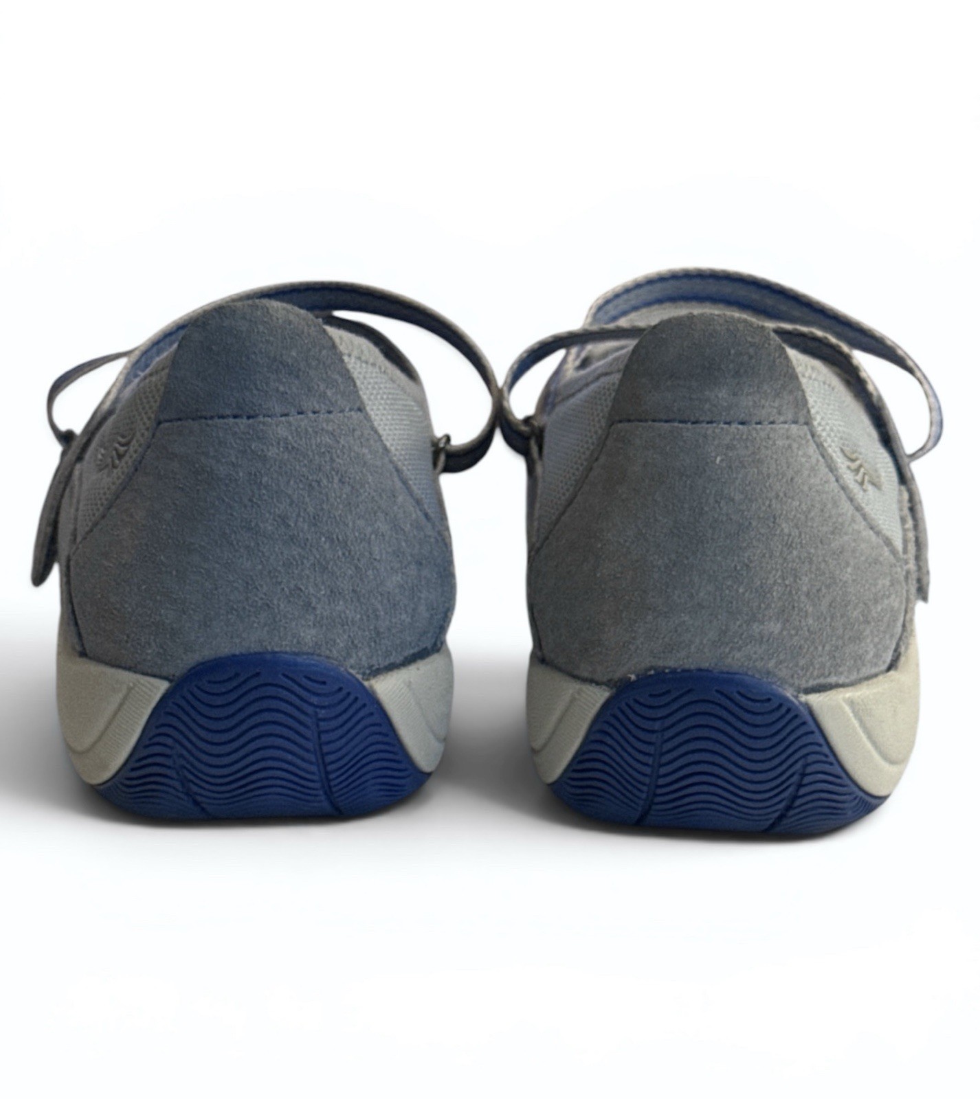 Dansko Hazel Mary Jane Sneaker Comfort Shoes 10.5/41 Light Blue Suede Hook Loop