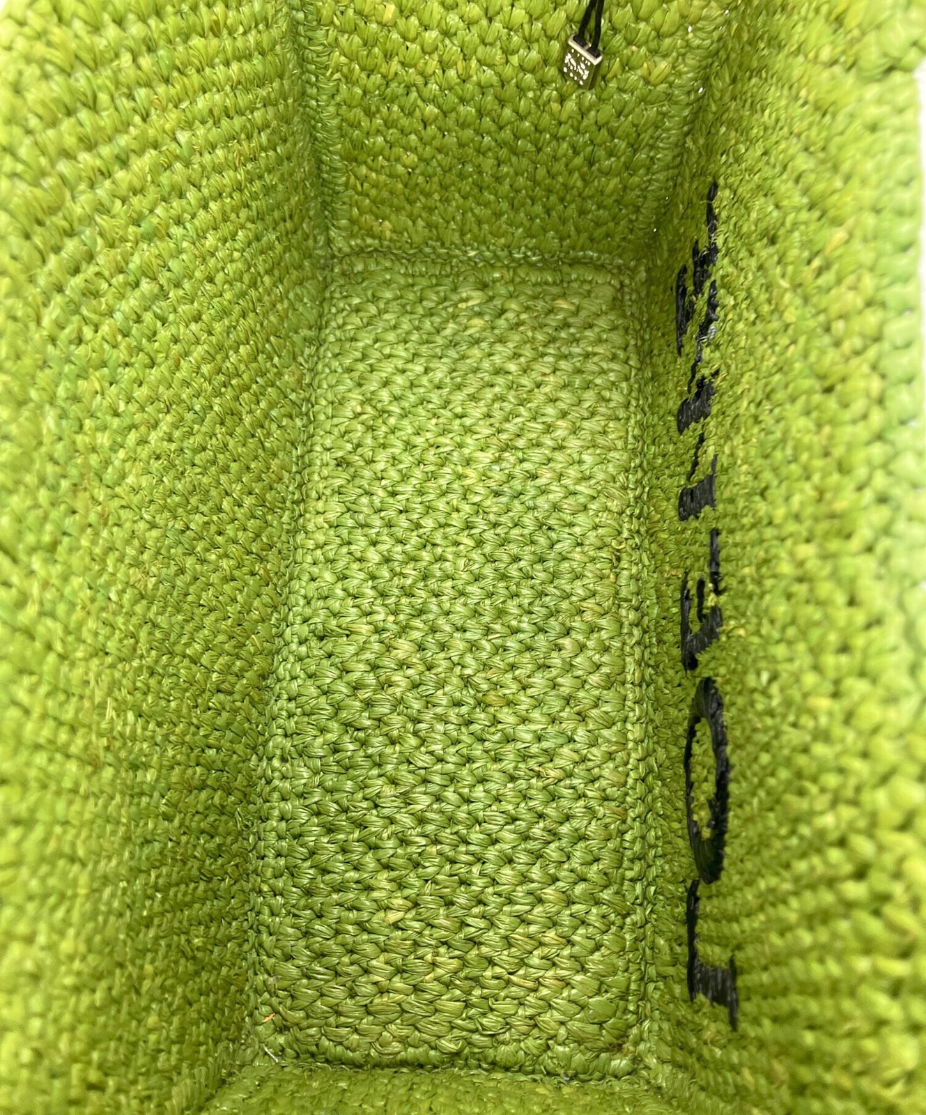Loewe Loewe Font Tote Small A685B59X01 Green Tote Bag #TFB13206