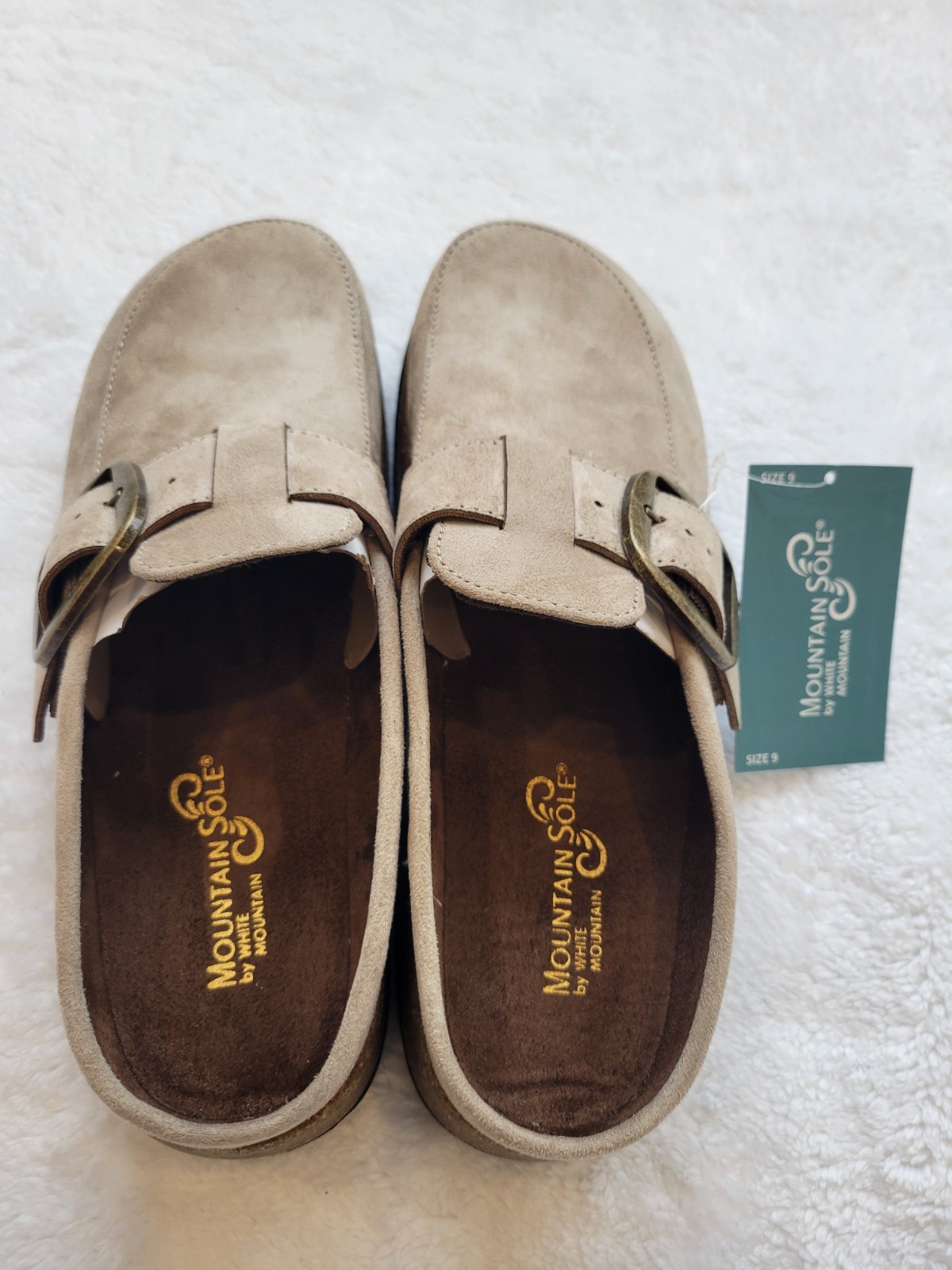 White Mountain Sole Women’s Clog size 9 sand color tan