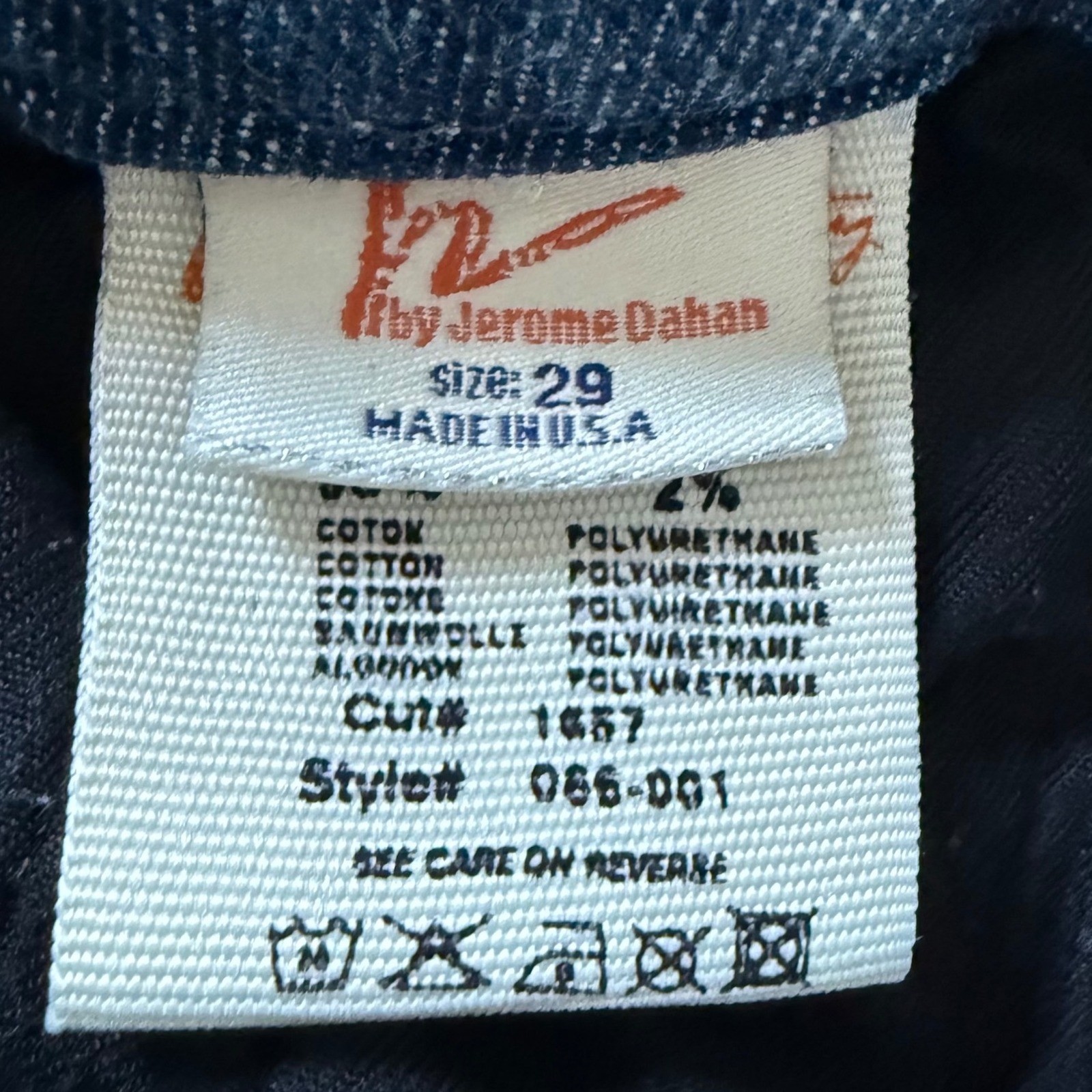 7 For All Mankind Dojo Jeans Womens 29 Flare Dark Wash Stretch USA Denim
