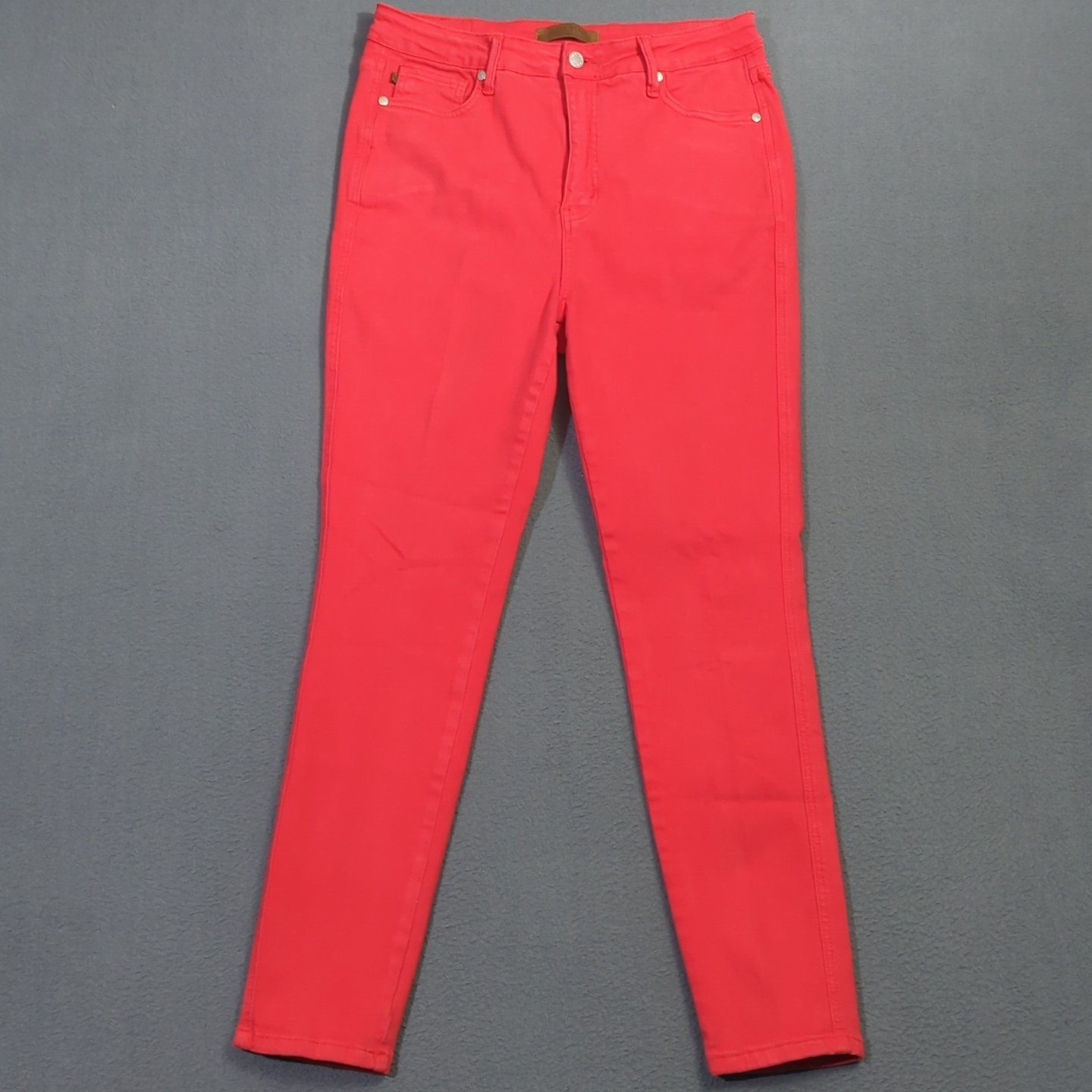Judy Blue Jeans Women’s 31 Red Garment Dyed Skinny High Rise Denim