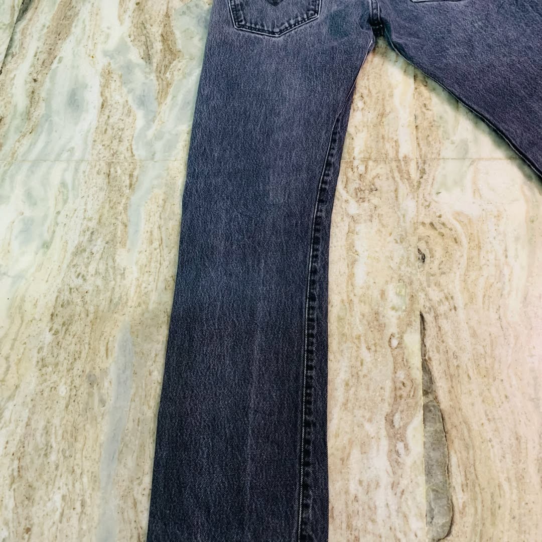 Levi’s 501 Button Fly Jeans for Men, Black, 31*32 Regular Fit