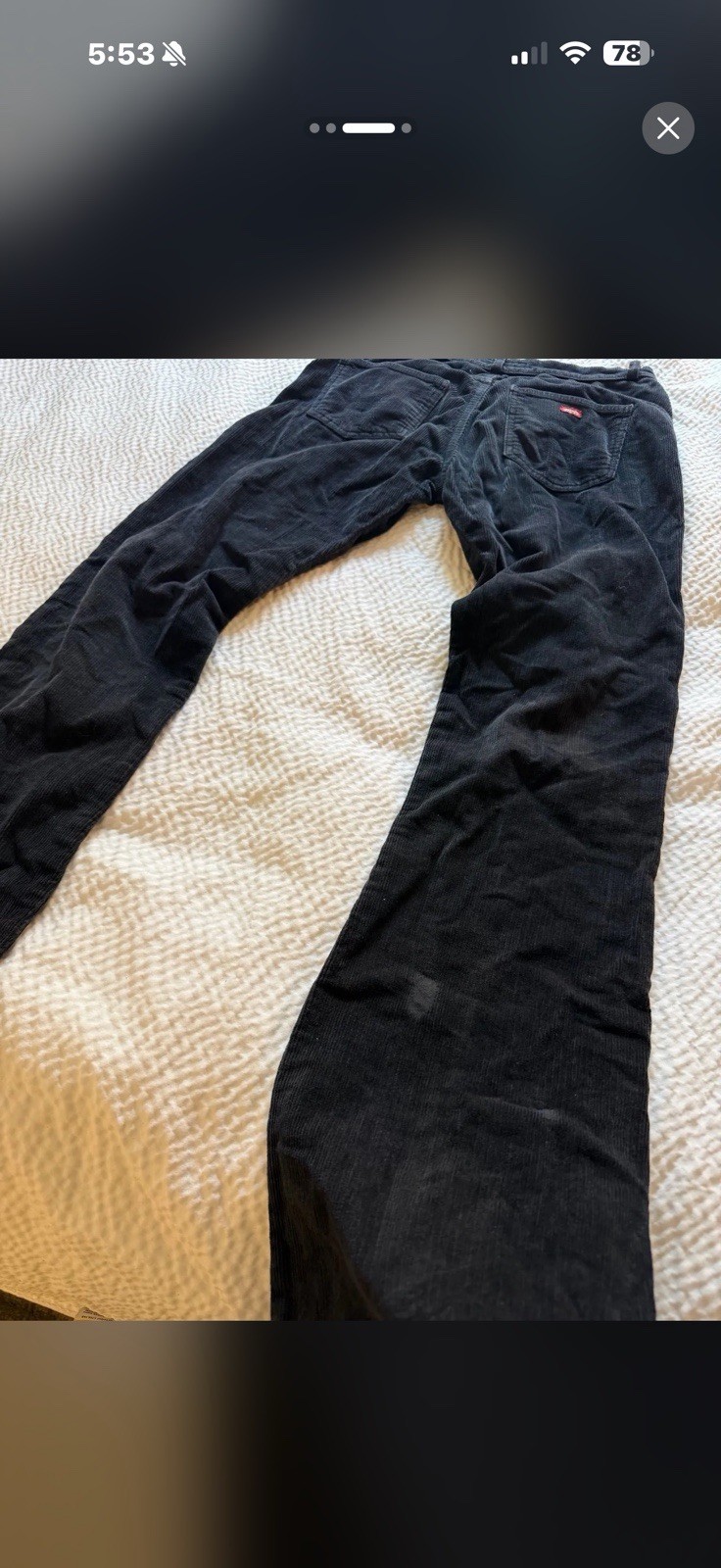 Crazy Vintage Miss Sixty Y2K Cargo Zippered Bootcut Flared Pants Size 27
