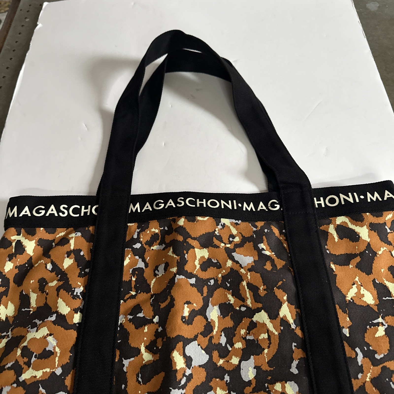 Magaschoni Designer Tote Leopard Print Retails $129