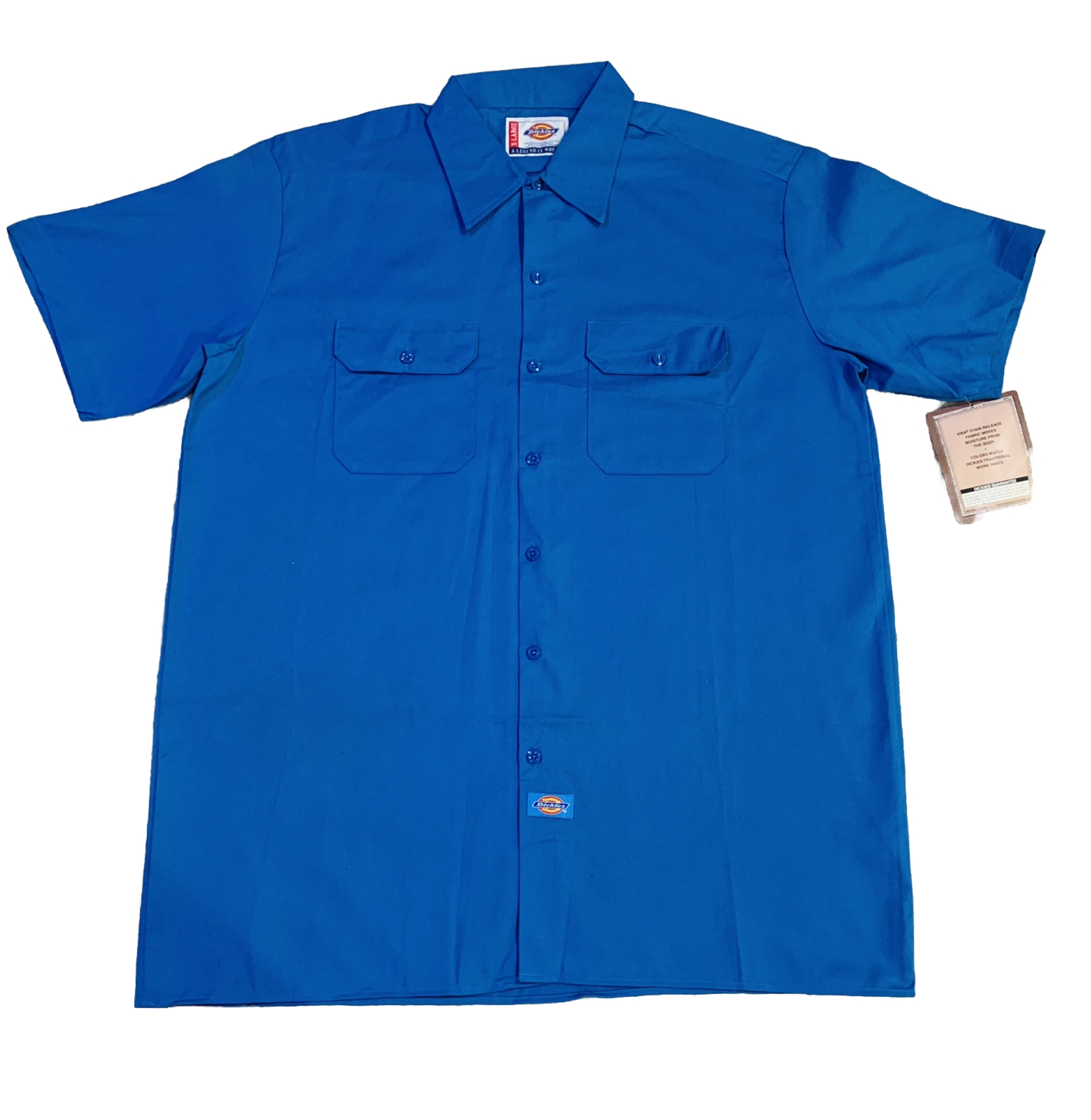 Y2K Vintage Colors Men’s Dickies Short Sleeve Work Shirt WS574 L, XL, 2X-5X NWT