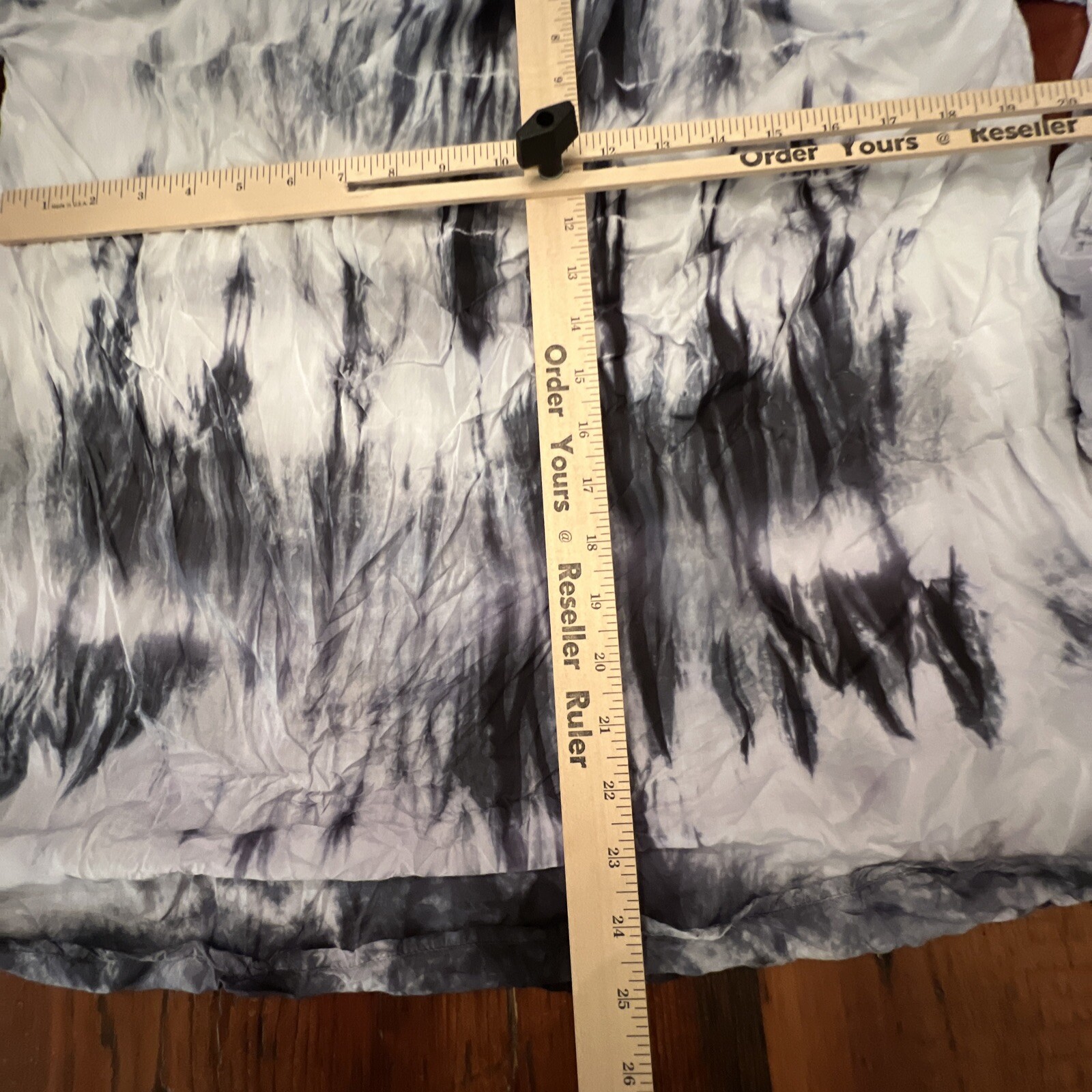 Indigo Thread Co. Top Women’s Bell Sleeve off shoulder Tie-Dyed Blue Medium