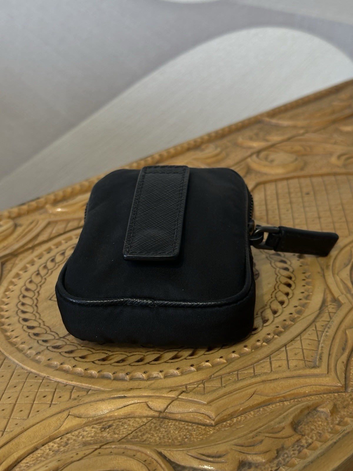 Rare! Prada Re-Edition 2005 Replacement Pouch Mini Wallet Triangular Logo