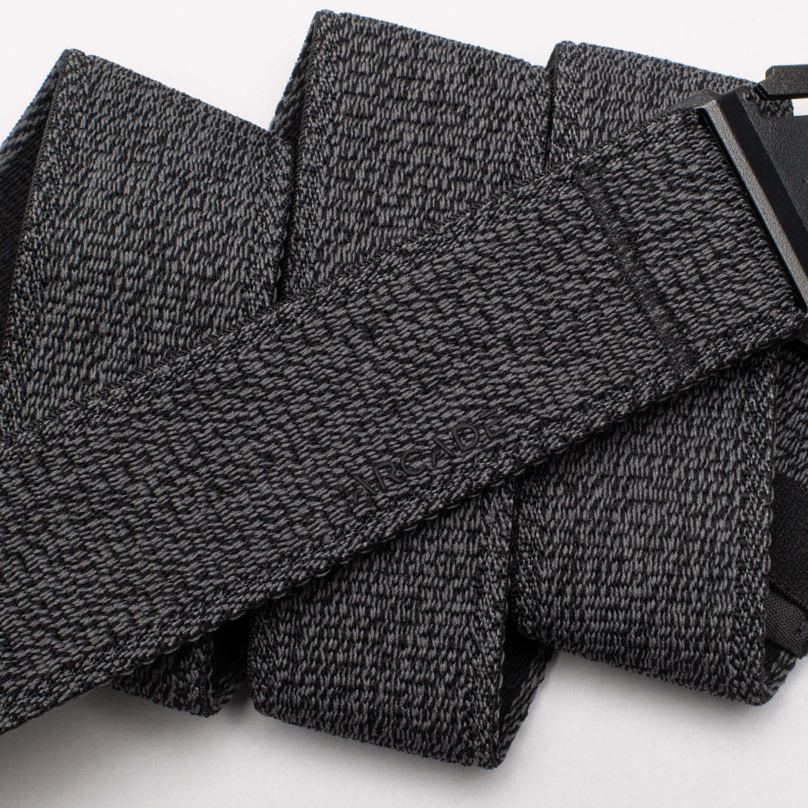 Arcade Belts Atlas Slim Belt, Heather Black