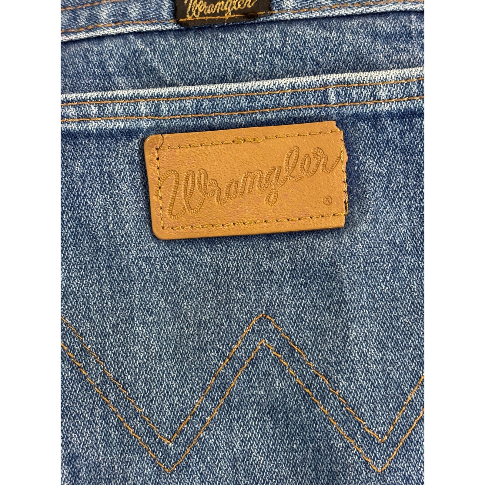Vintage Wrangler 13MWZ Cowboy Cut Jeans Mens 40×30 Blue Denim Made in USA 90s