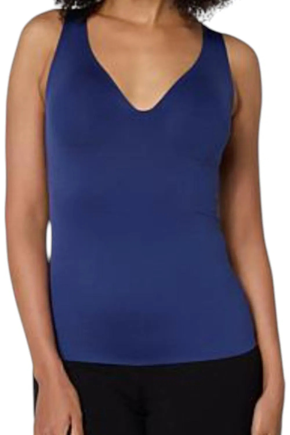 Rhonda Shear Women’s Gel Tank w/ Additional Back Support Navy