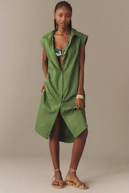 Anthropologie Maeve Lillian Dress – L – rare Green