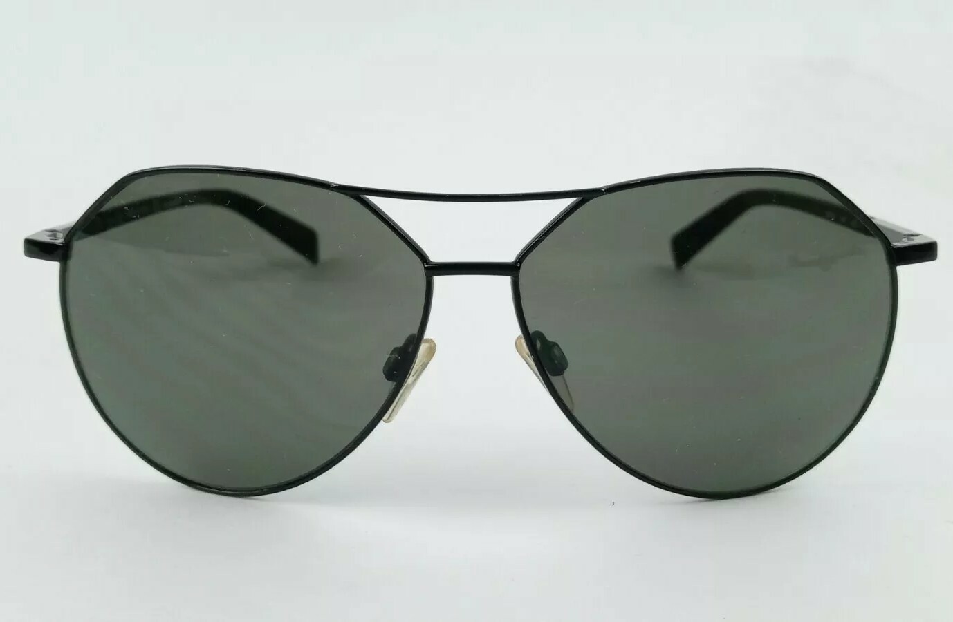 Jil Sanders JS131S 001 Sunglasses Italy 57 12 140mm Aviator Double Bar Pilot BLK