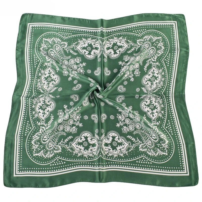 Large Silk Feel Satin Scarf Head Square Wrap Neck Neckerchief Shawl Hair Scarf