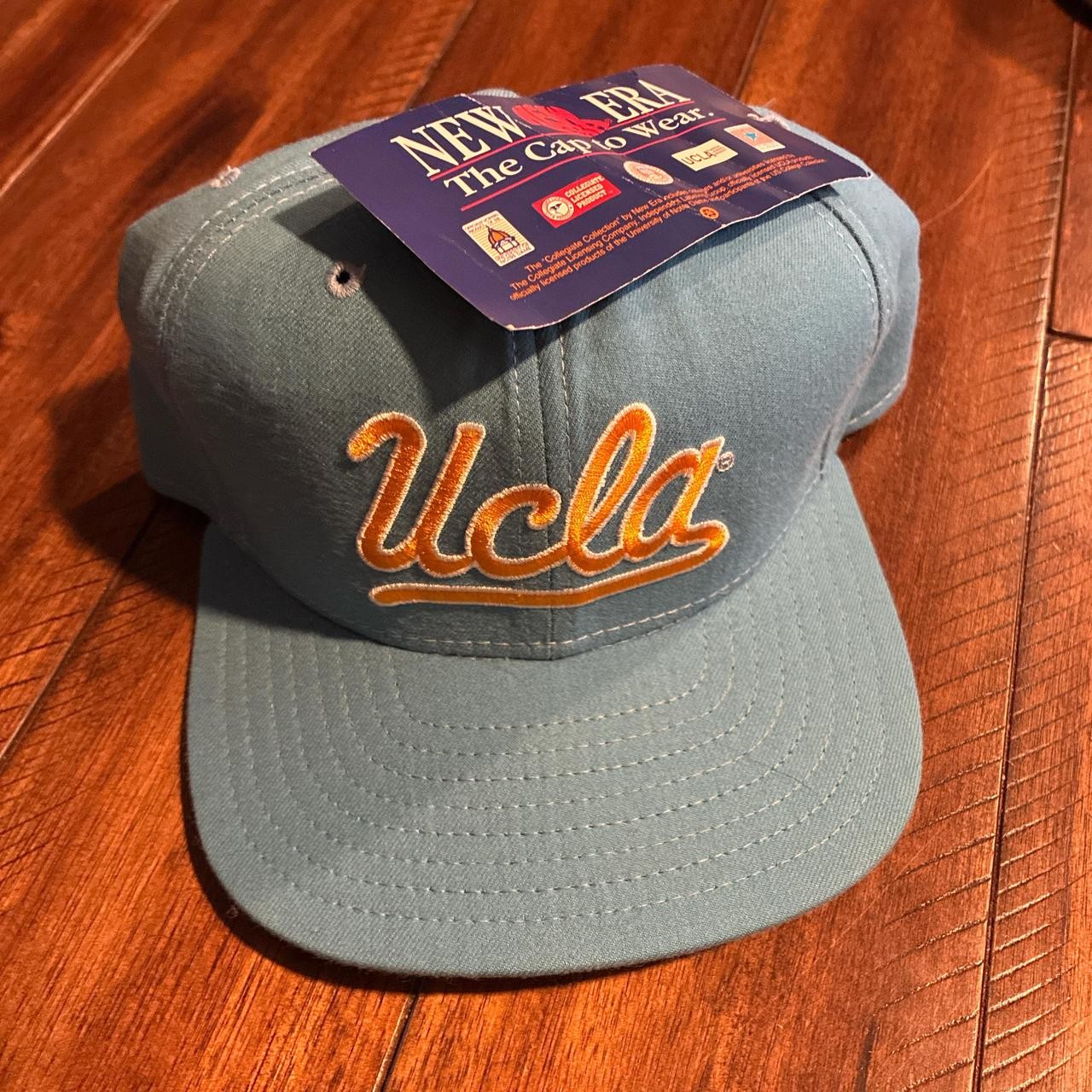 90s NWT UCLA Baby Blue New Era snapback hat