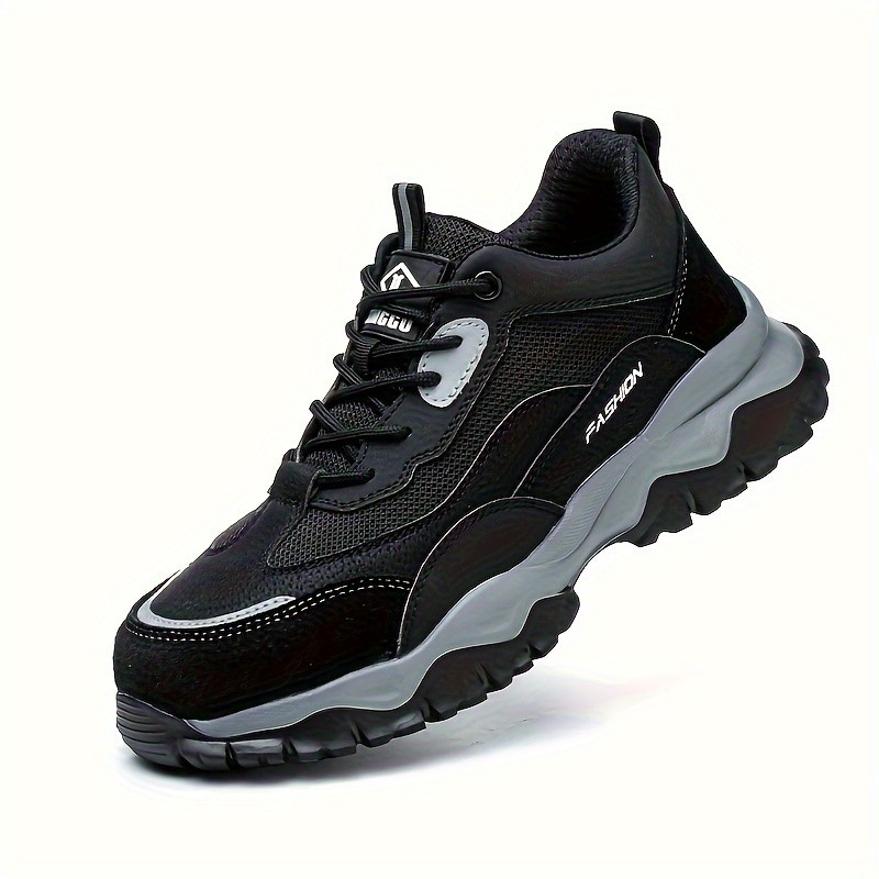 Indestructible Work Shoes Steel Toe Shoes Mens Lightweight Sneakers Safety Boots