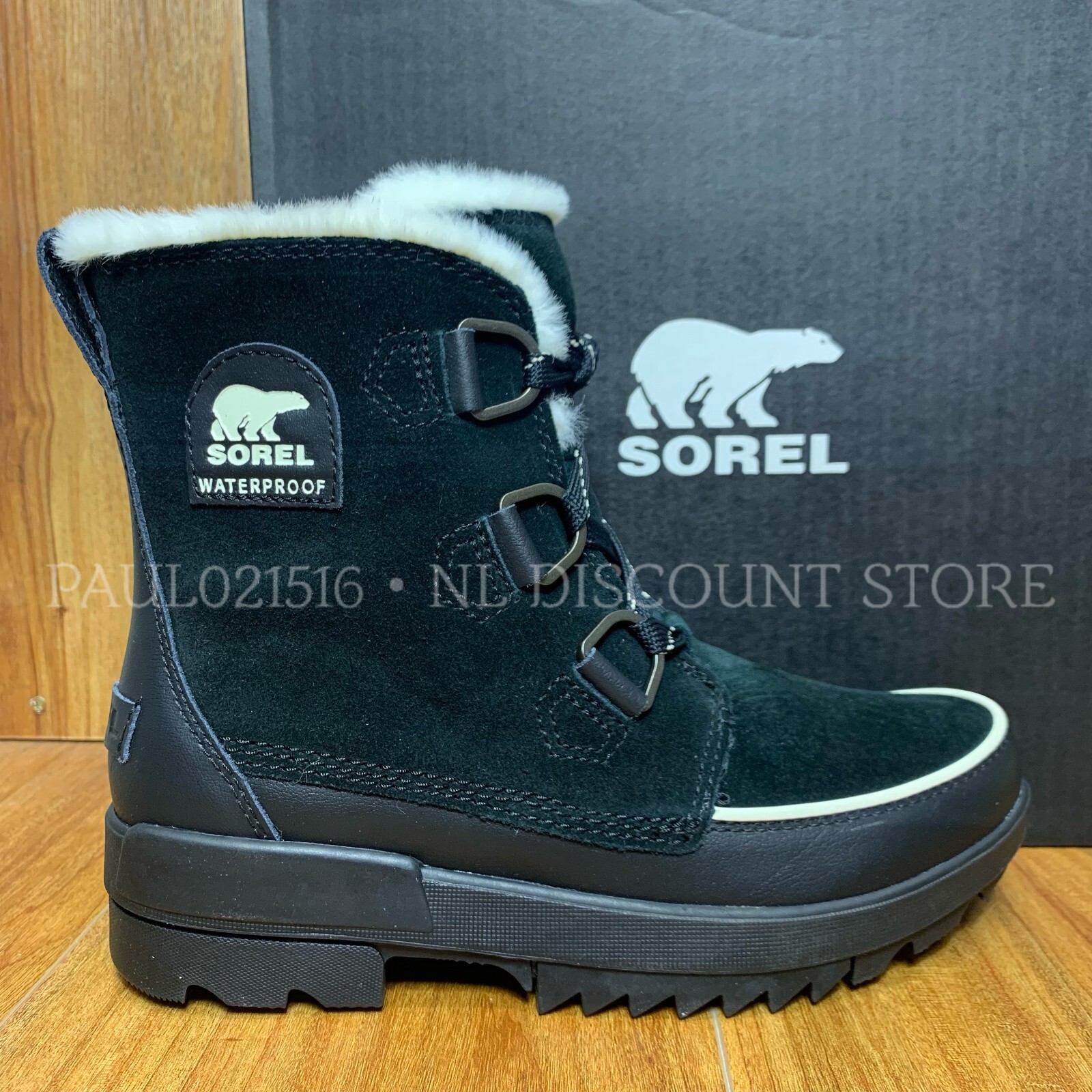 SOREL Women’s Tivoli IV Waterproof Winter Leather Boots ~ Black ~ US 7 9 10 11