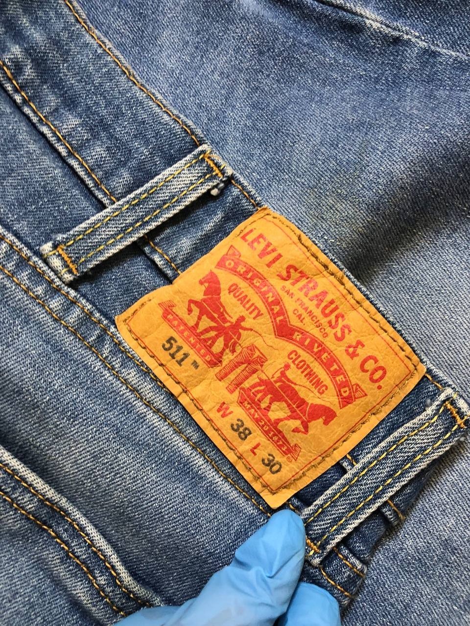 Levi s 511 Tapered Stretch Denim Jeans 38X34 Men