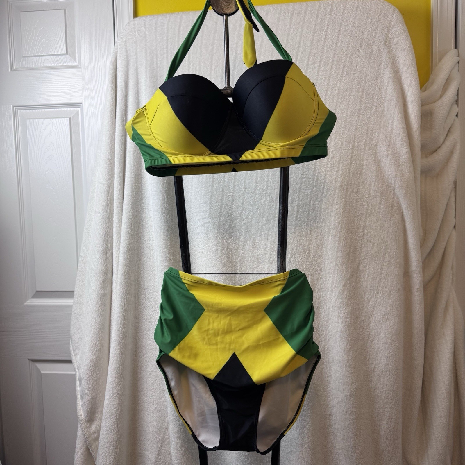 KEIAHUAN High Waisted Bikini Sets for Women with Bottom Tummy Control Swimsuit