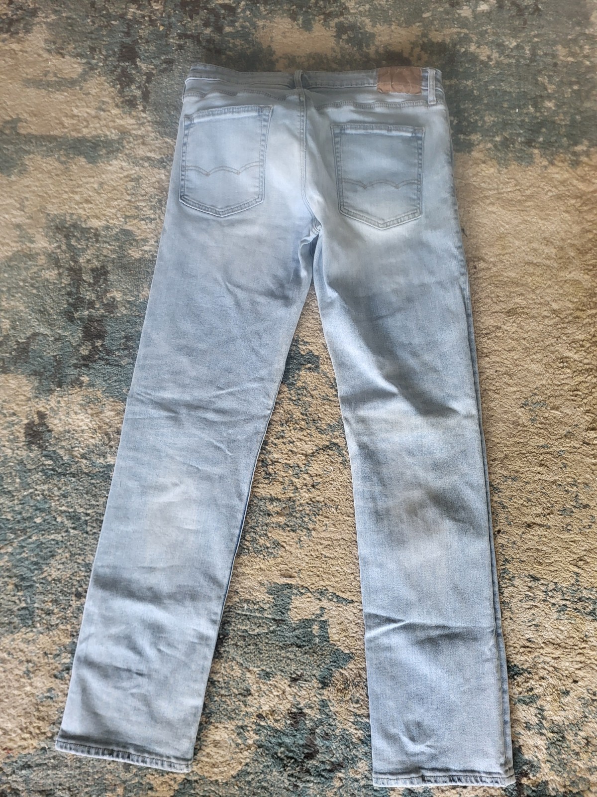 American Eagle FLEX Men’s Jeans 32×33 Flex Waist Slim Fit Light Blue Jeans