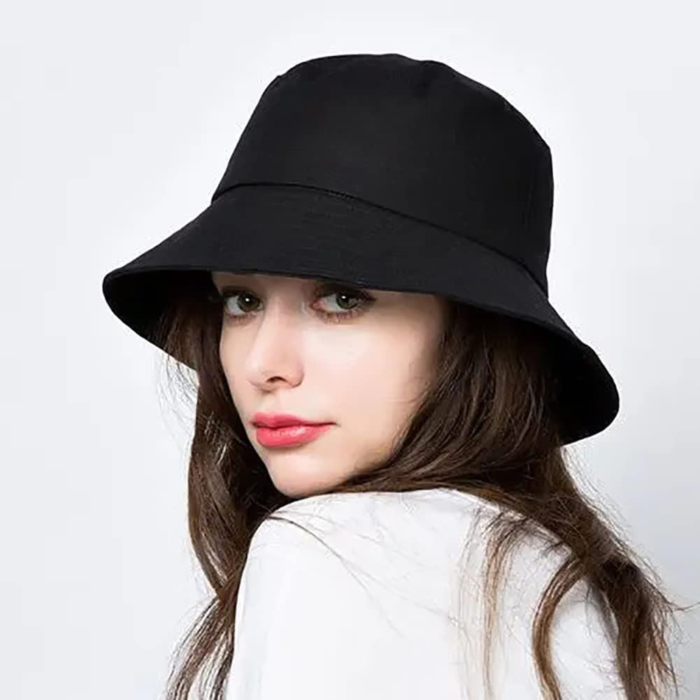 Unisex Bucket Hat Beach Sun Hat Aesthetic Fishing Hat for Men Women Teens, Rever