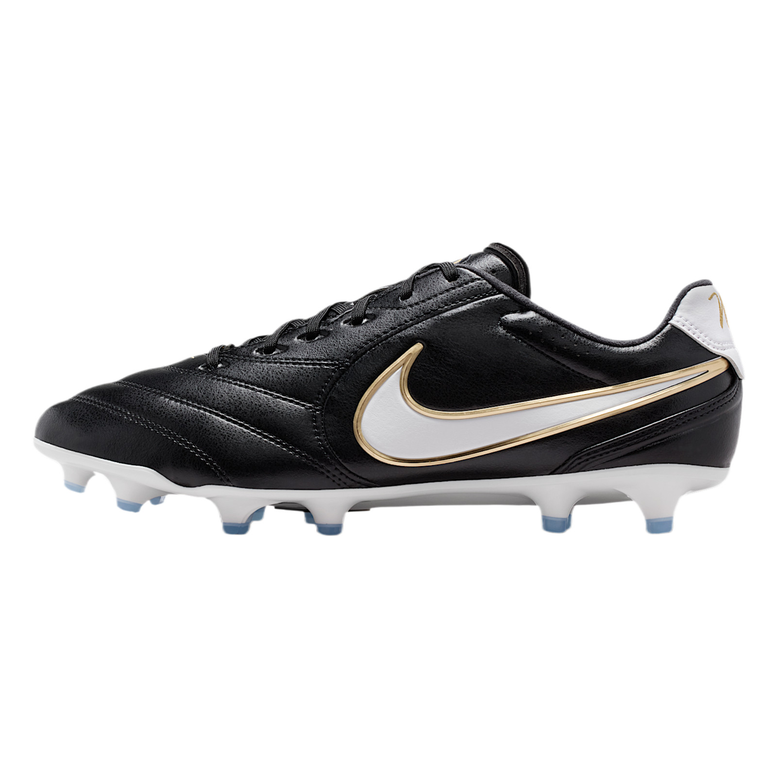 Nike Tiempo Ligera Pro Firm-Ground Low-Top Soccer Cleats (Black/White)