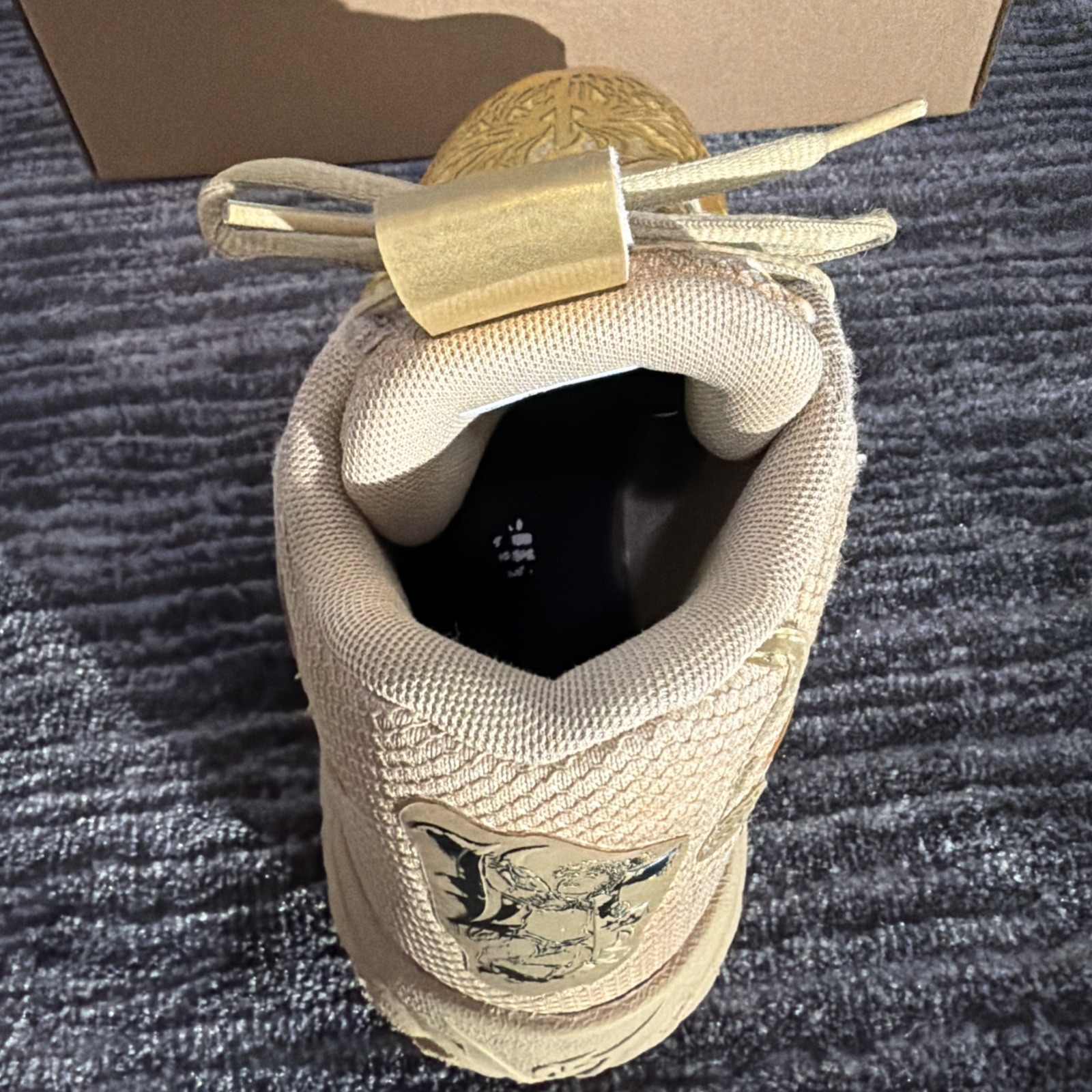 LaMelo Ball PUMA MB.04 Golden Child Basketball Shoes Mens Size 5.5 Gold-Matte