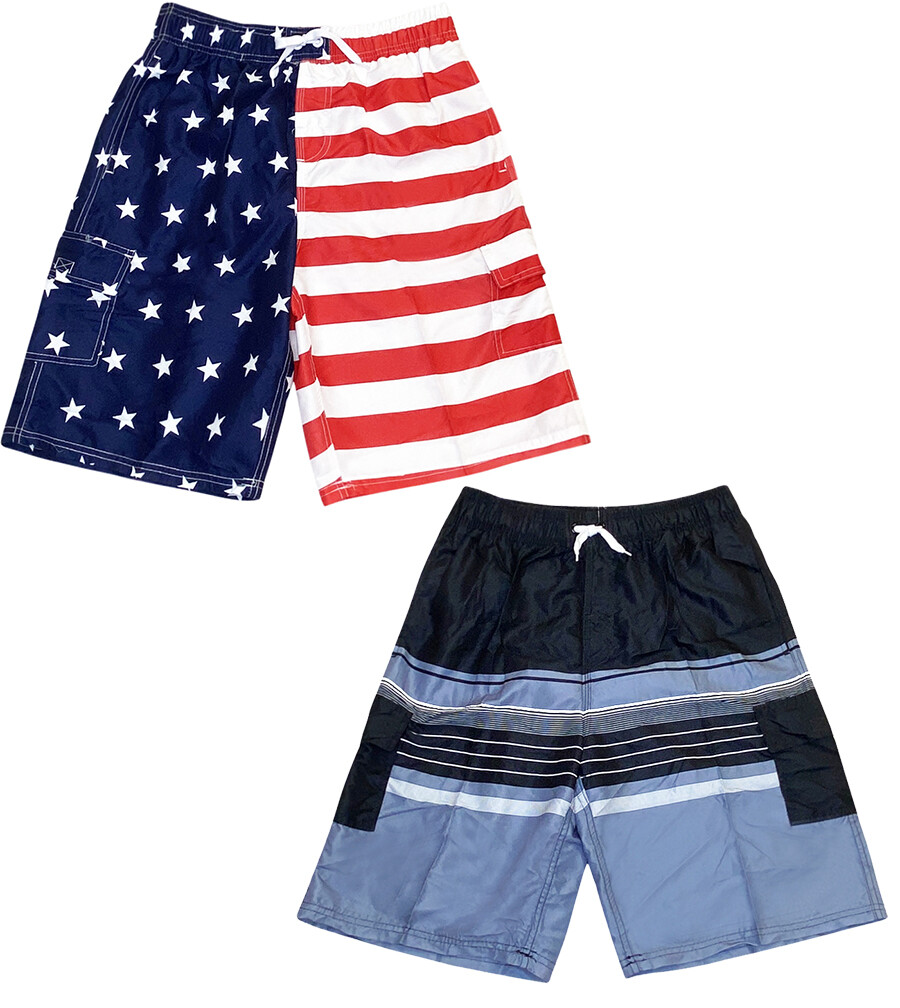 Norty Mens Cargo Watershort Swim Suit Boardshort Swim Trunks