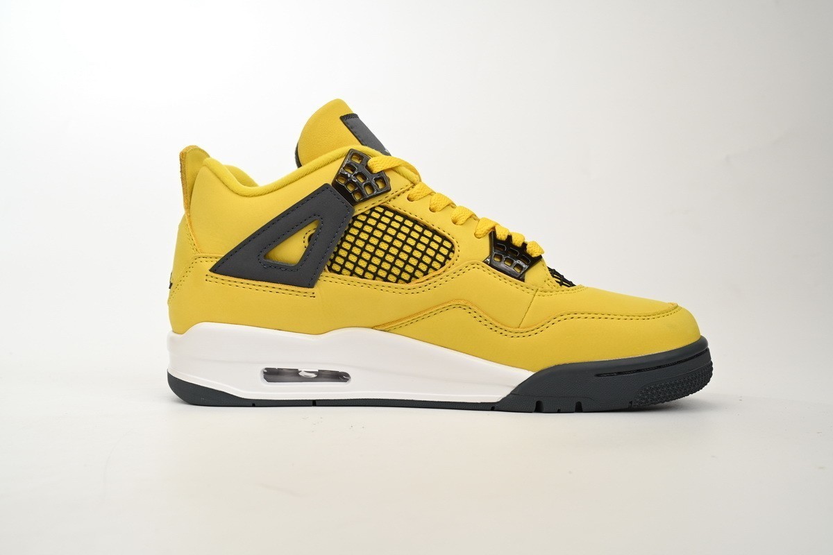 Jordan 4 Retro “Tour Yellow” Men’s Mid Top Basketball Shoes